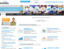 Tablet Screenshot of exhibis-event-software.com